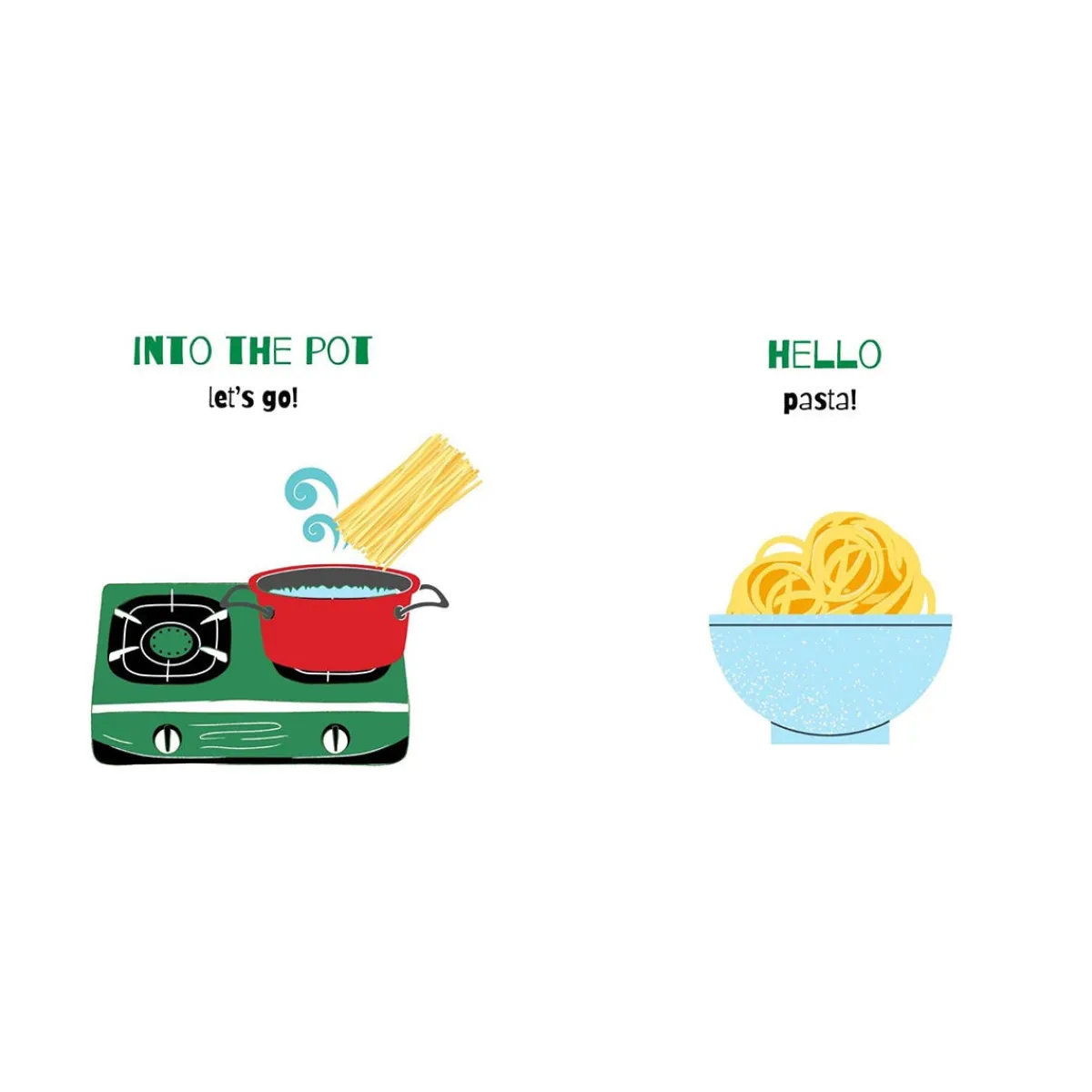 Board Books-Doodle Paw Press Hello Pasta