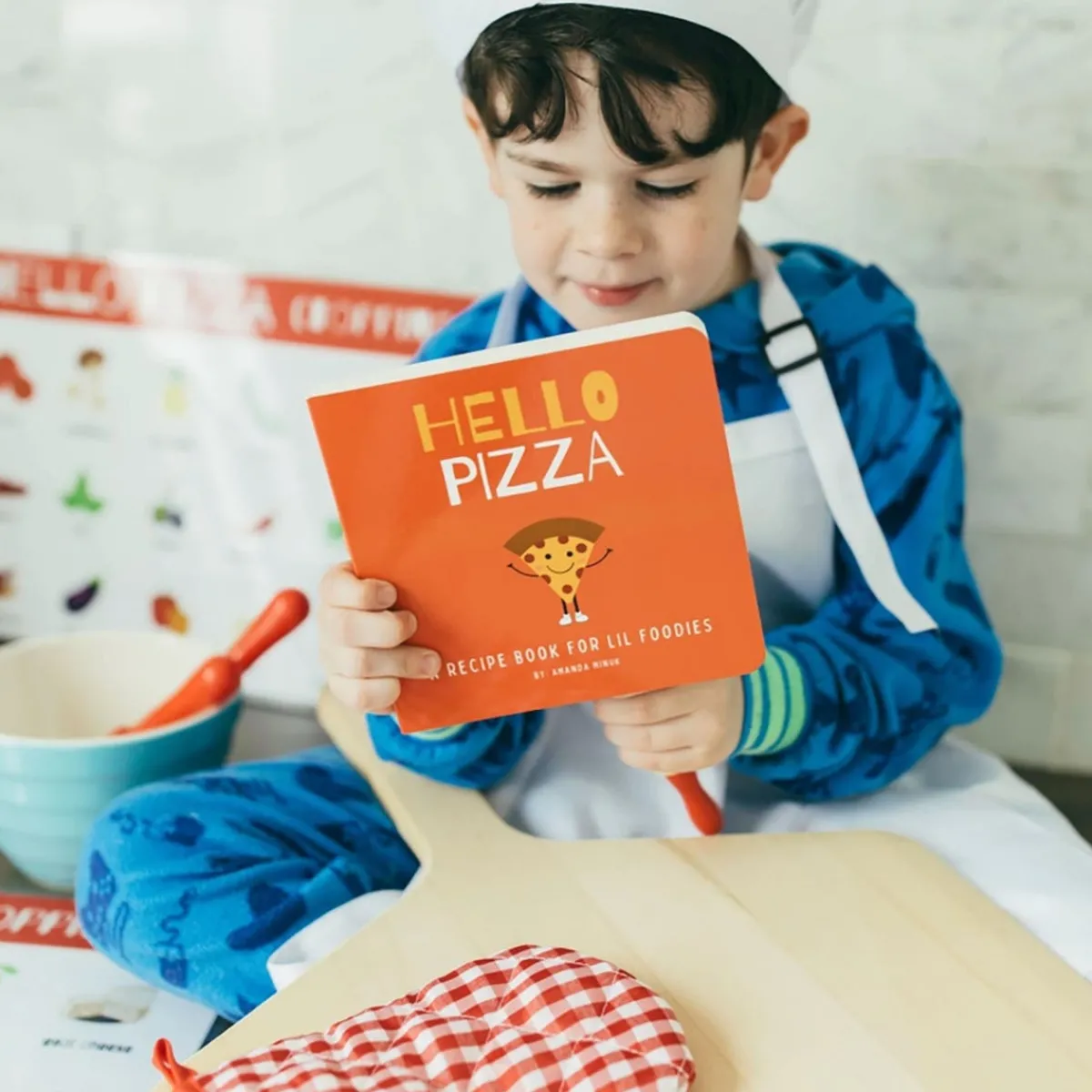 Board Books-Doodle Paw Press Hello Pizza