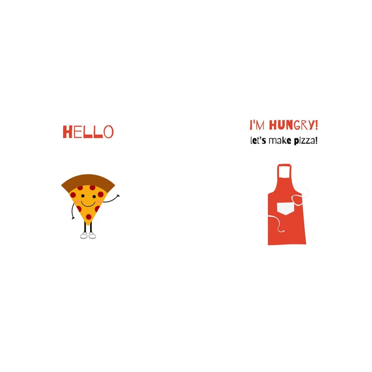 Board Books-Doodle Paw Press Hello Pizza
