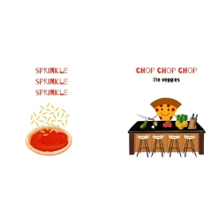 Board Books-Doodle Paw Press Hello Pizza