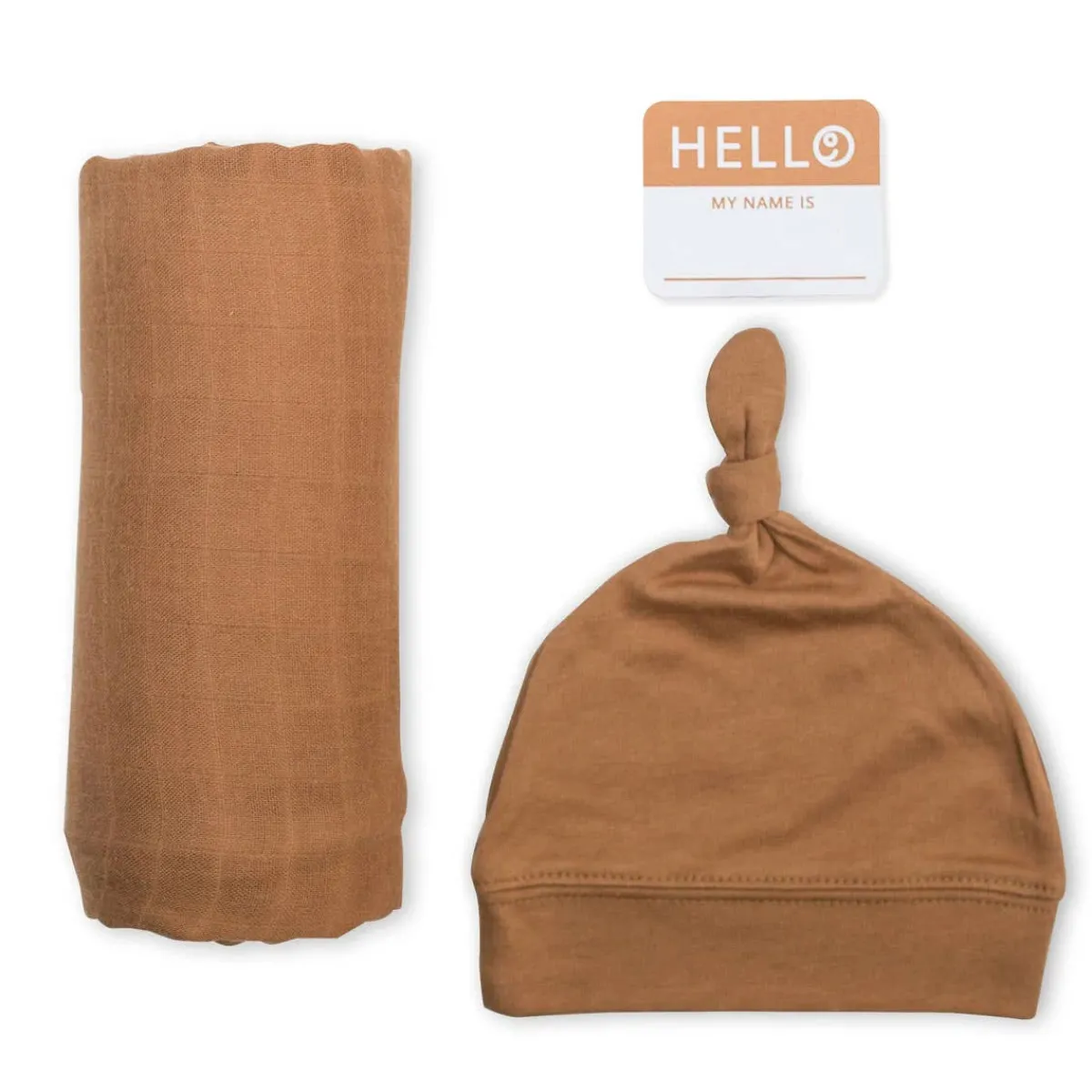 Blankets-Lulujo Hello World Blanket & Knotted Hat