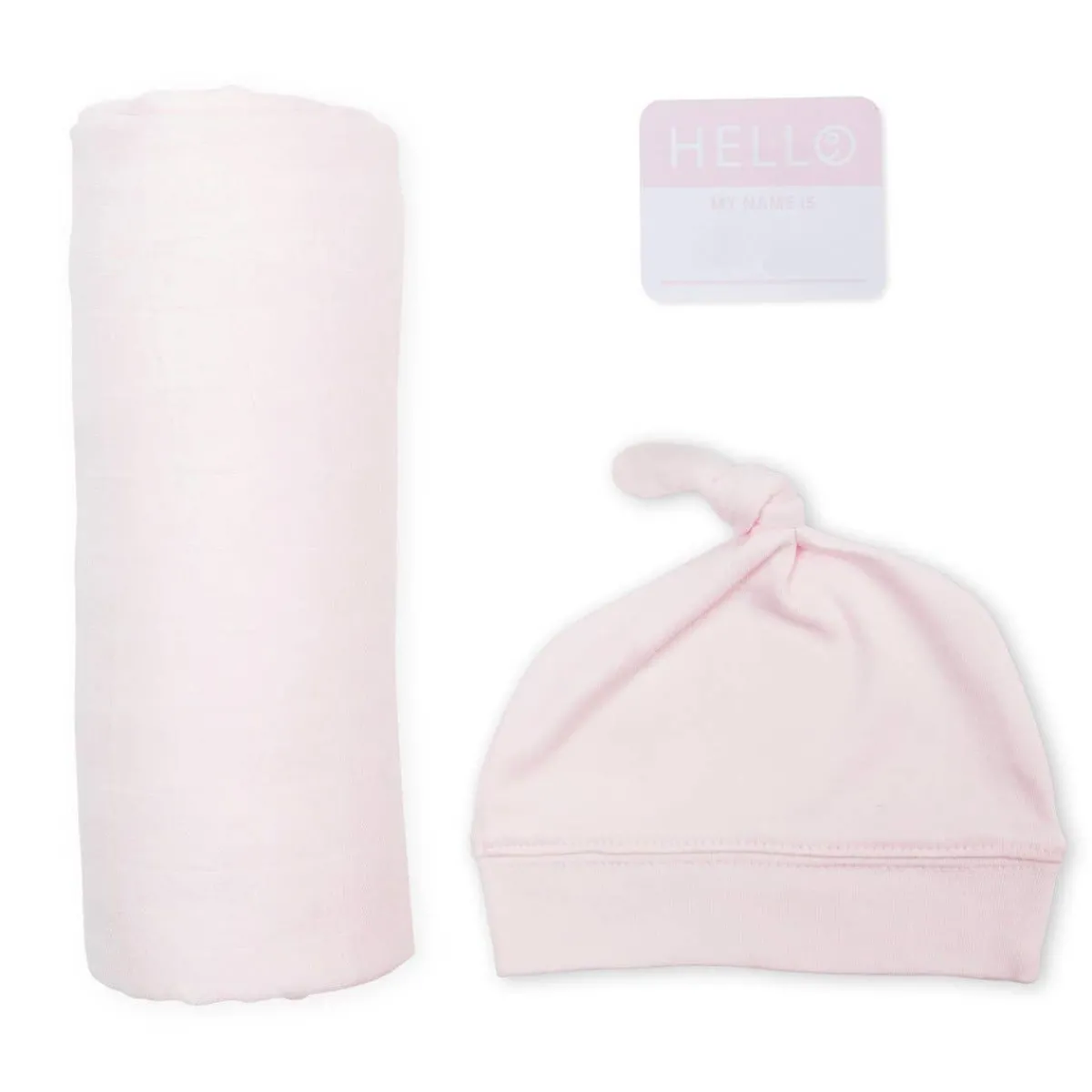 Blankets-Lulujo Hello World Blanket & Knotted Hat