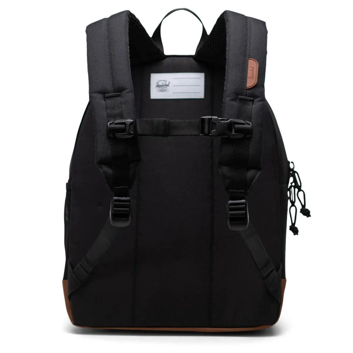 Backpacks-Herschel Heritage Youth Backpack Black/Saddle Brown
