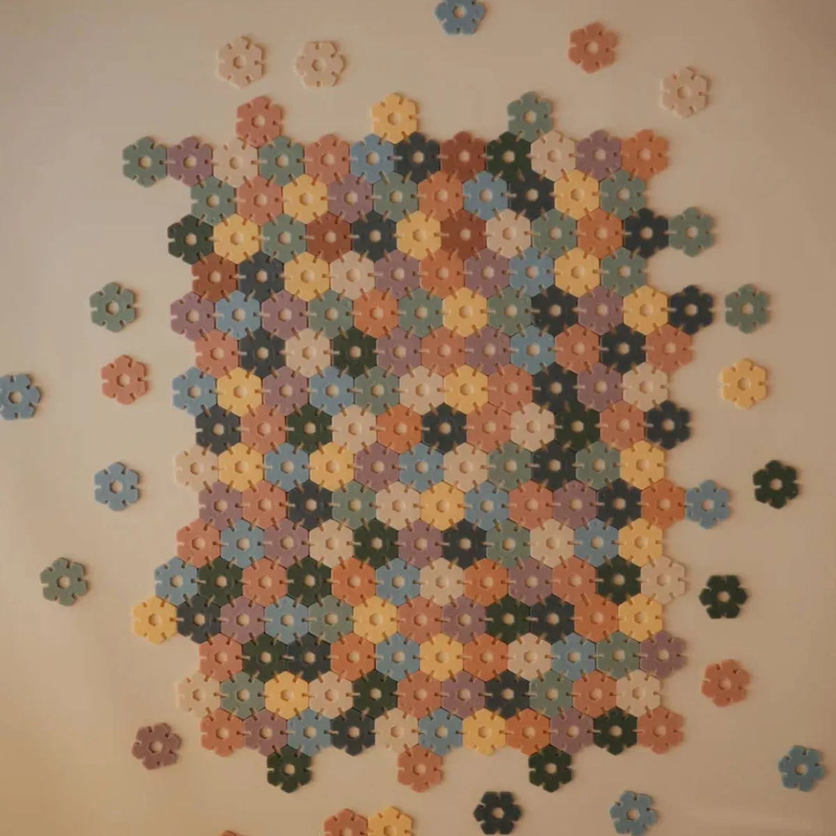 Puzzles|Play + Learn Toys-Mushie HEX Connect Building Toy Set