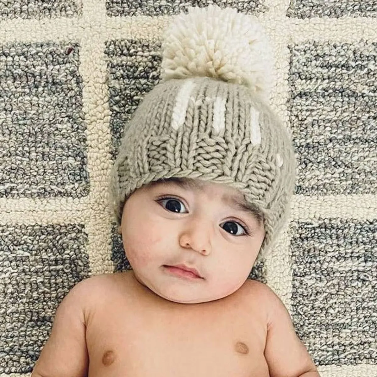 Beanies|Winter Hats-Huggalugs hi. Knit Beanie