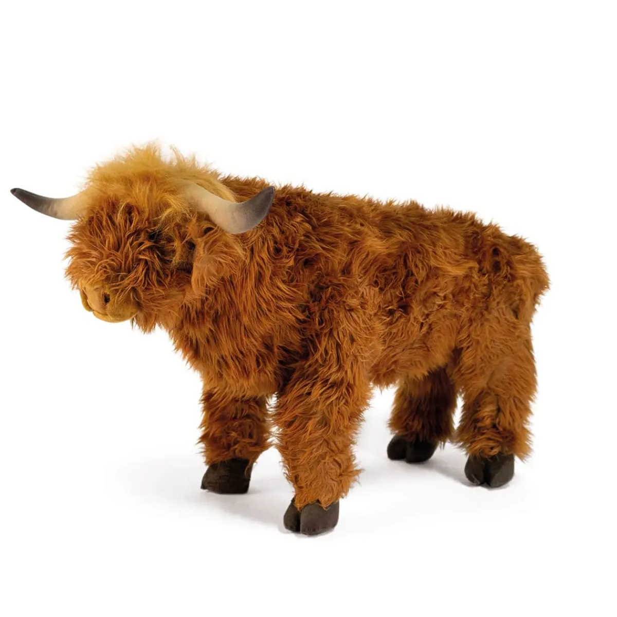 Plush Animals-Wild & Soft Highland Cow Realistic Plush