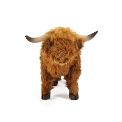 Plush Animals-Wild & Soft Highland Cow Realistic Plush