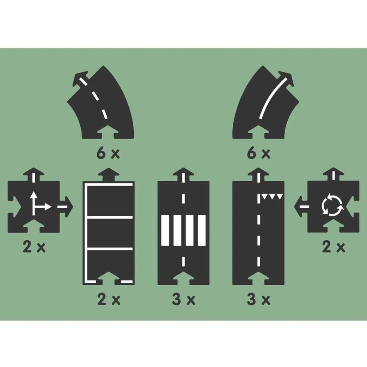 Cars + Trucks-waytoplay Highway (24 Pieces)