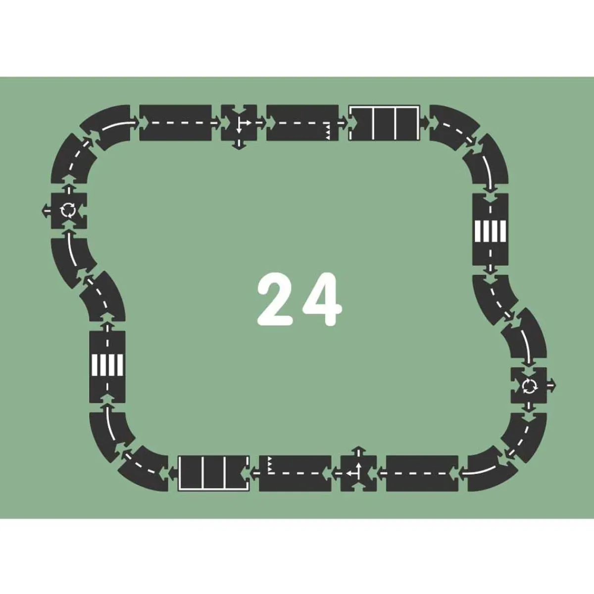 Cars + Trucks-waytoplay Highway (24 Pieces)