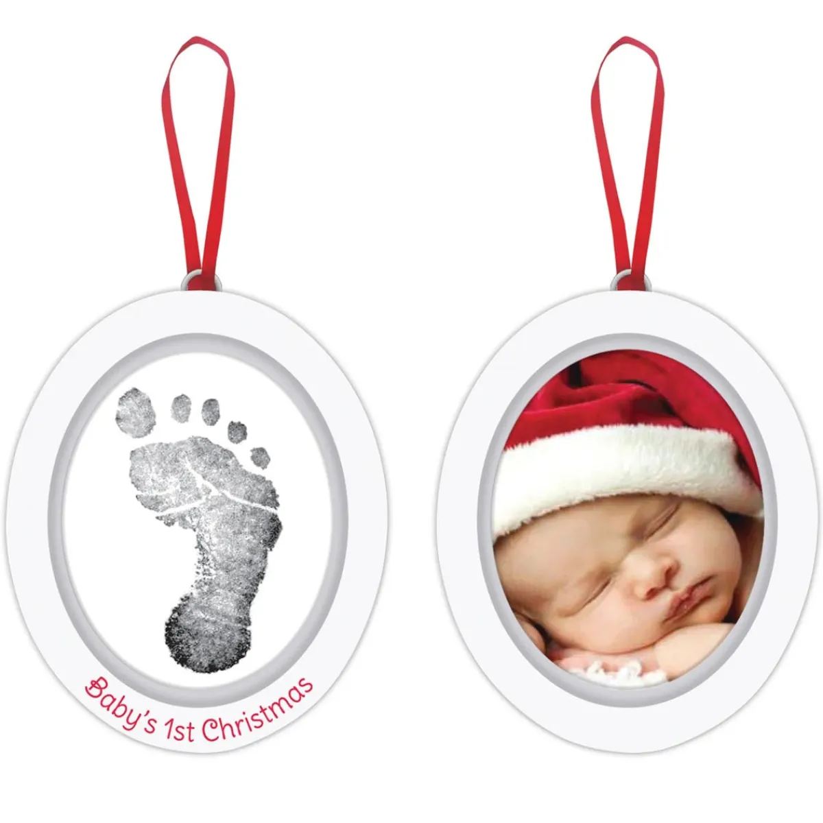 Holiday Decorations-Pearhead Holiday Babyprints Photo Ornament