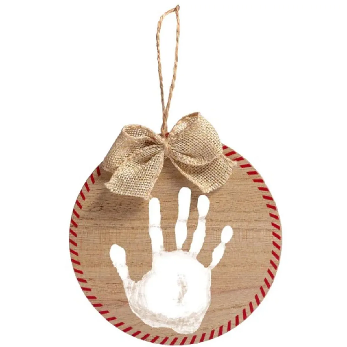 Holiday Decorations-Pearhead Holiday First Christmas Ornament