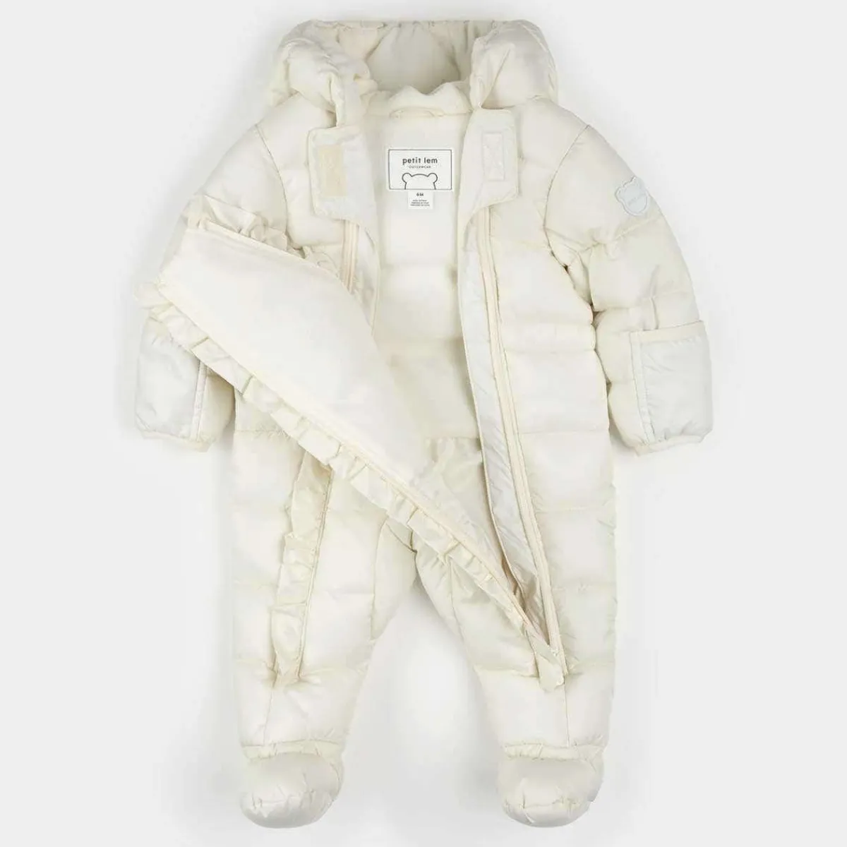 Snowsuits-Petit Lem Hooded Snowsuit