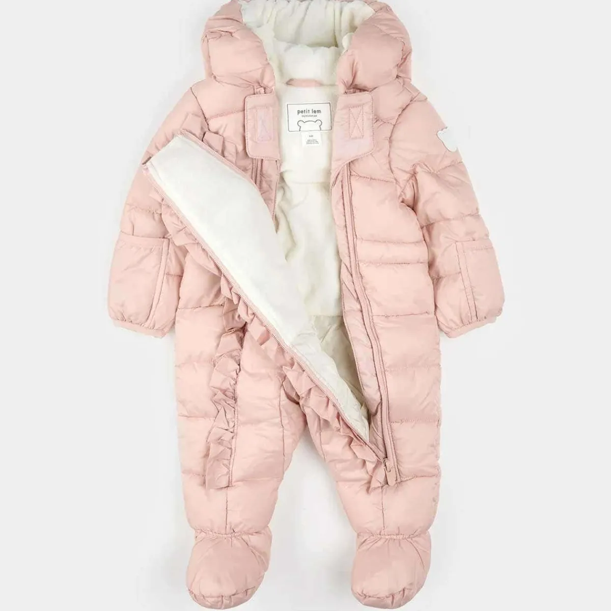 Snowsuits-Petit Lem Hooded Snowsuit