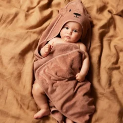 Towels + Cloths-Nature Baby Hooded Towel