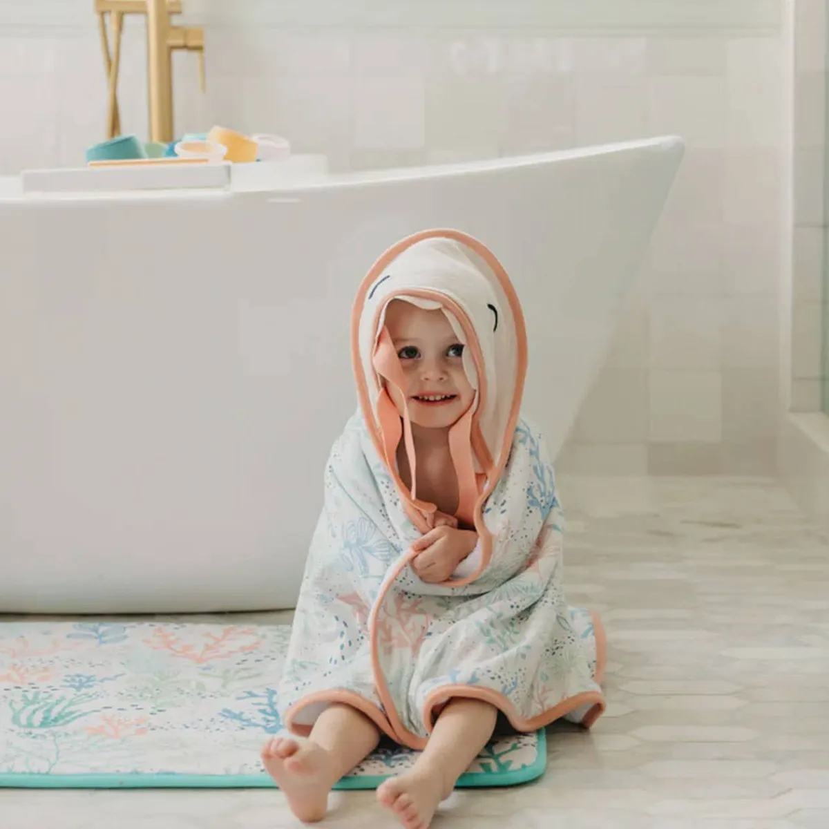 Towels + Cloths-Copper Pearl Hooded Towel