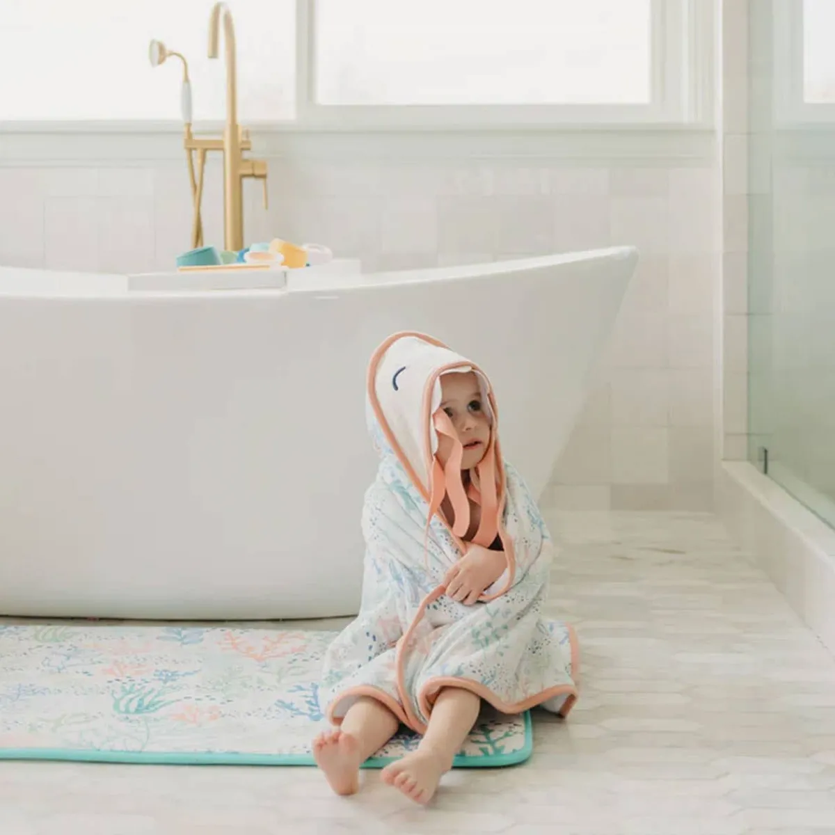 Towels + Cloths-Copper Pearl Hooded Towel