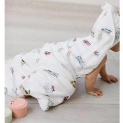 Towels + Cloths-LouLou Lollipop Hooded Towel Set