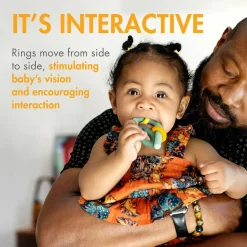 Teethers|Pacifiers + Clips-Boon Inc. HoopSiliconeTeether
