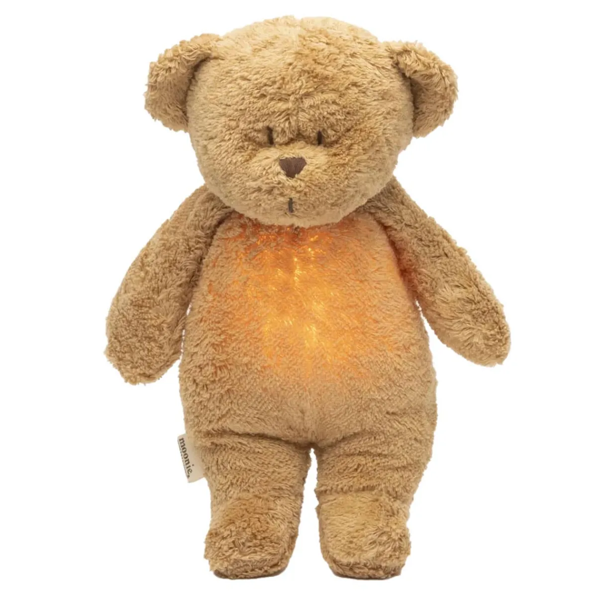 Plush Animals|Sound + Light Machines-Moonie Humming Bear with Lamp