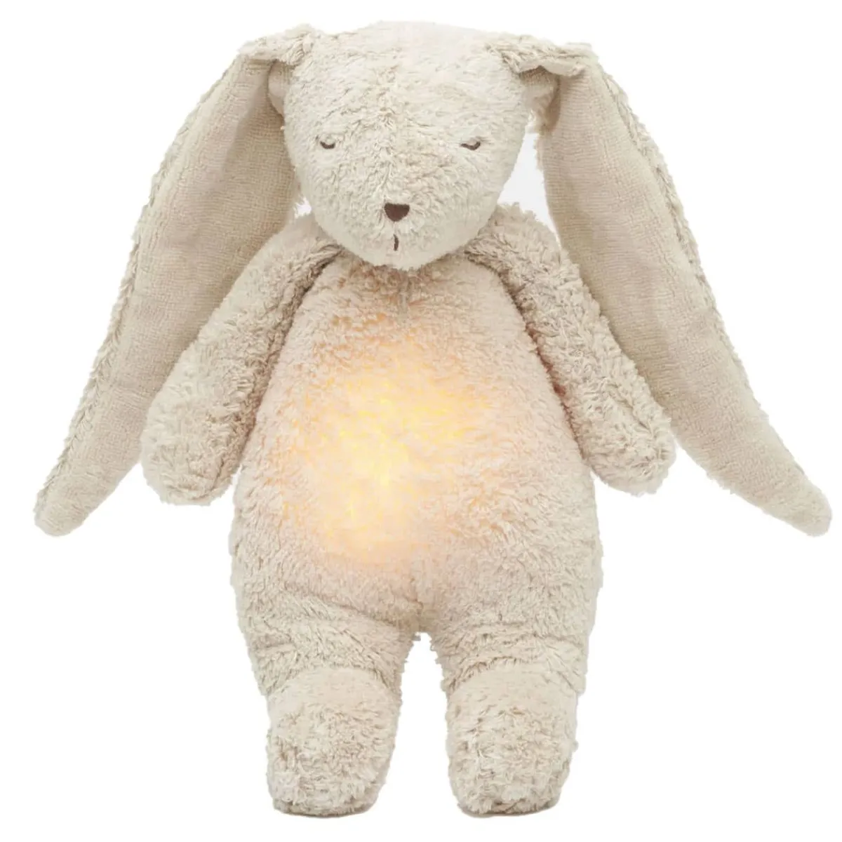 Plush Animals|Sound + Light Machines-Moonie Humming Bunny with Lamp