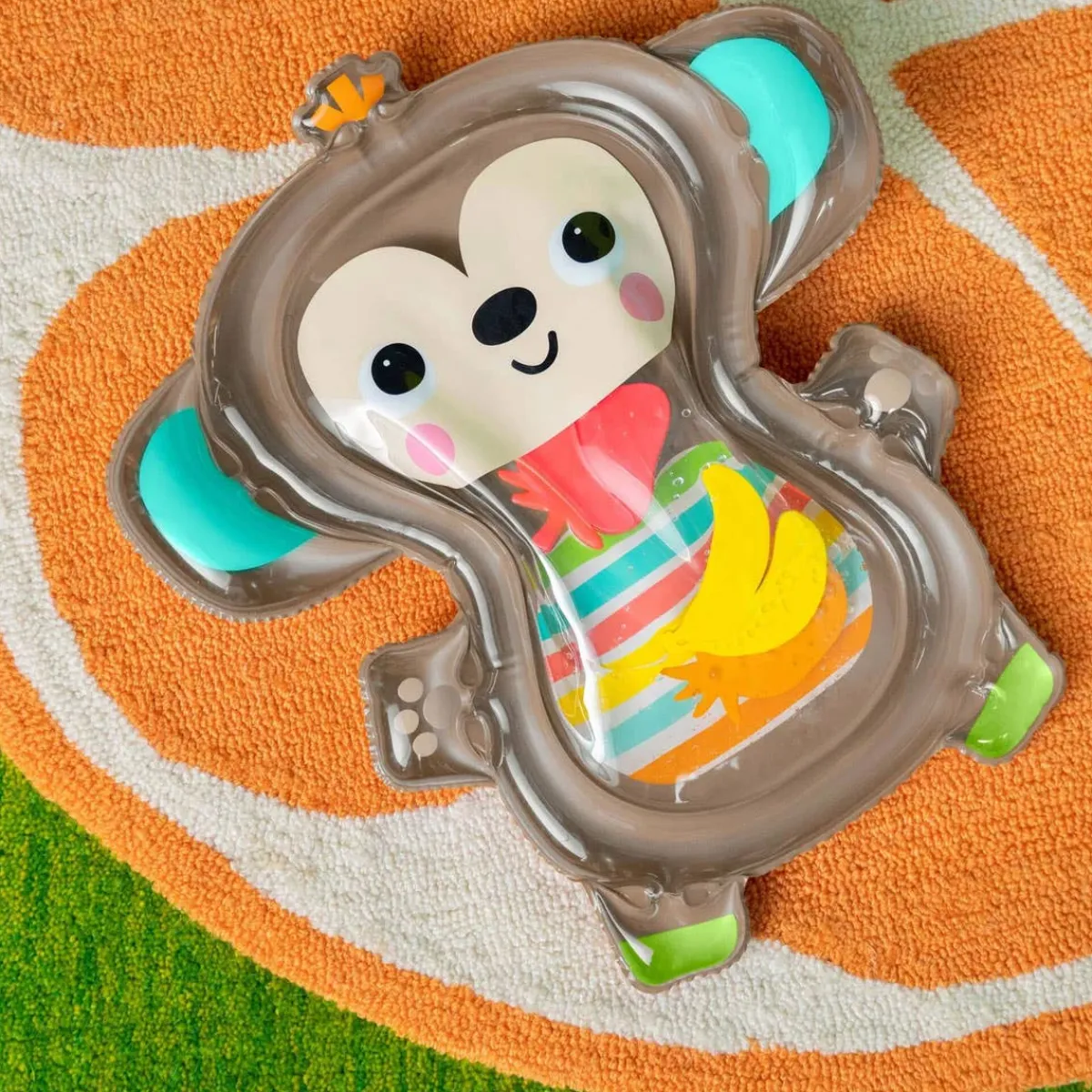 Play Mats-Bright Starts Hungry Monkey Tummy Time Water Mat