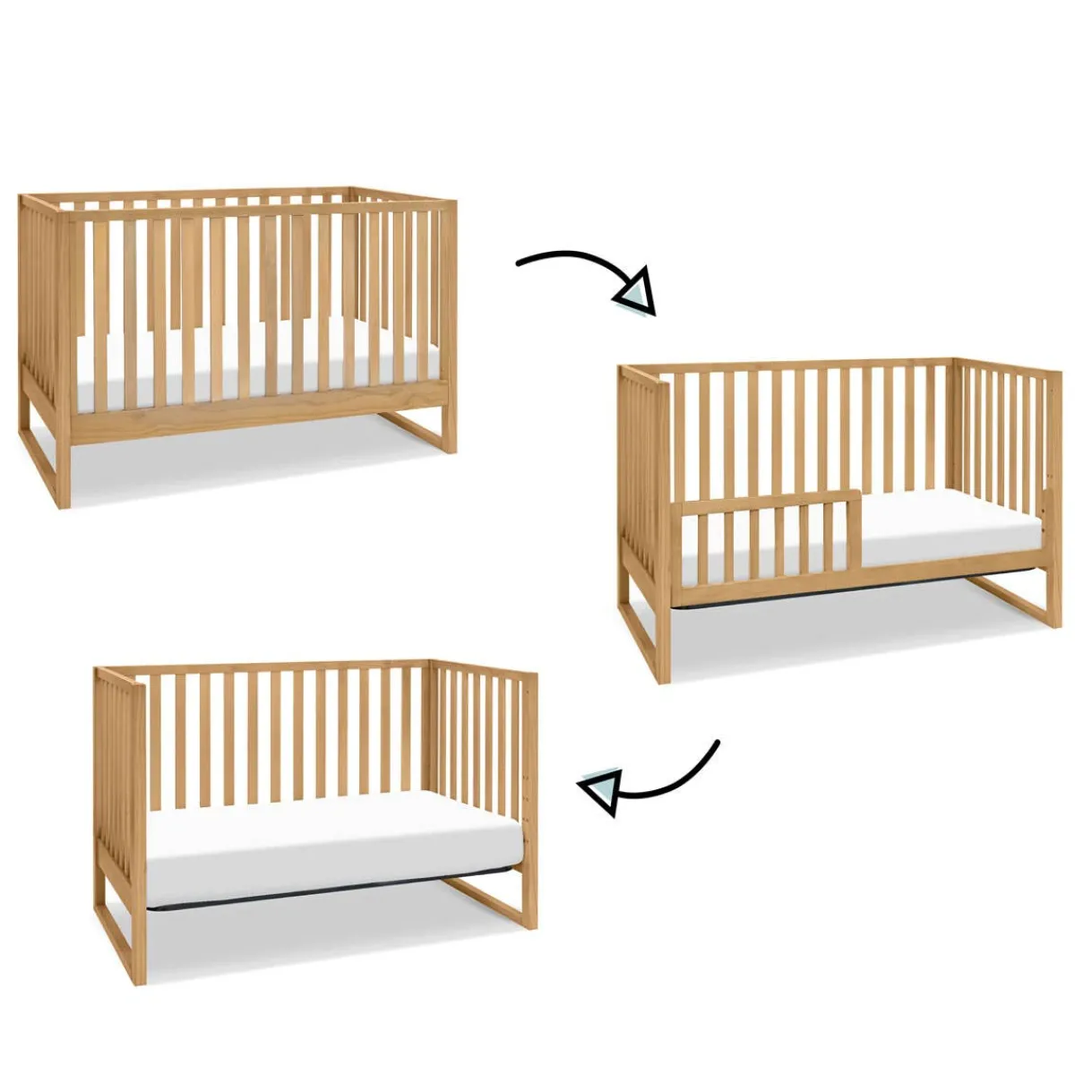 Convertible Cribs-DaVinci Hunter 3-in-1 Crib