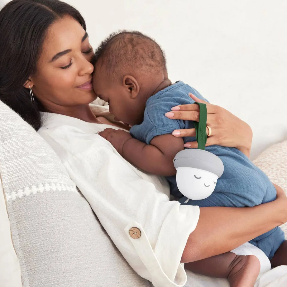 Sound + Light Machines|Lighting-Skip Hop In A Nutshell Acorn Portable Night Light Soother