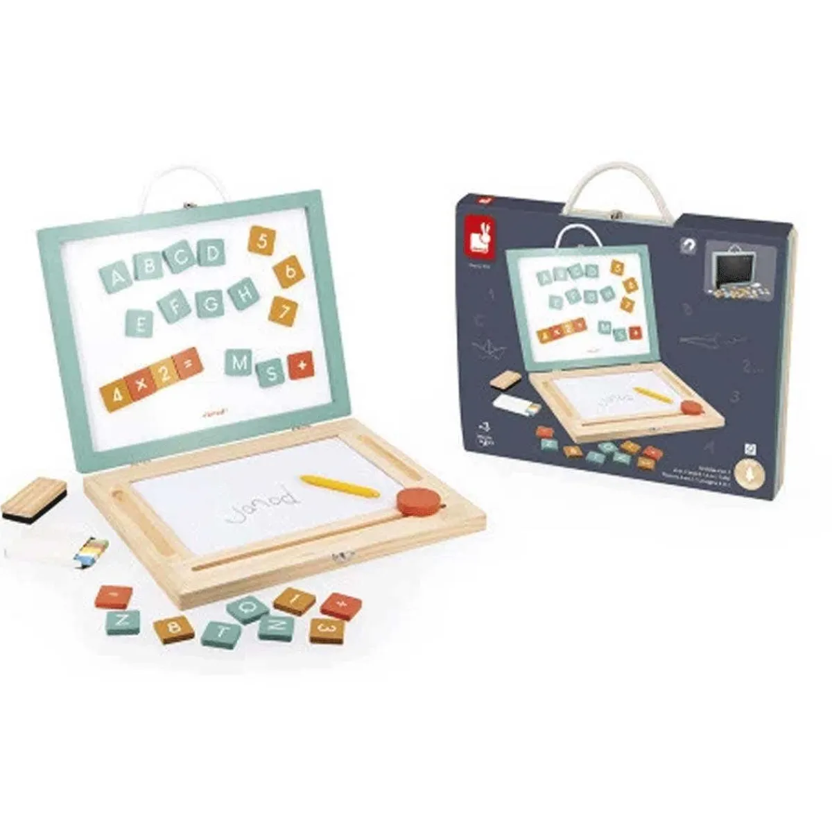 Pretend Play|Wooden Toys-Janod 4-in-1 Board