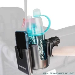 Stroller Accessories-WonderFold 2-in-1 Cup & Phone Holder