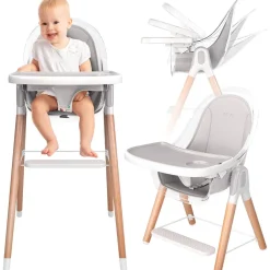 High Chairs & Boosters|Highchairs + Boosters-Children of Design 6-in-1 Deluxe High Chair