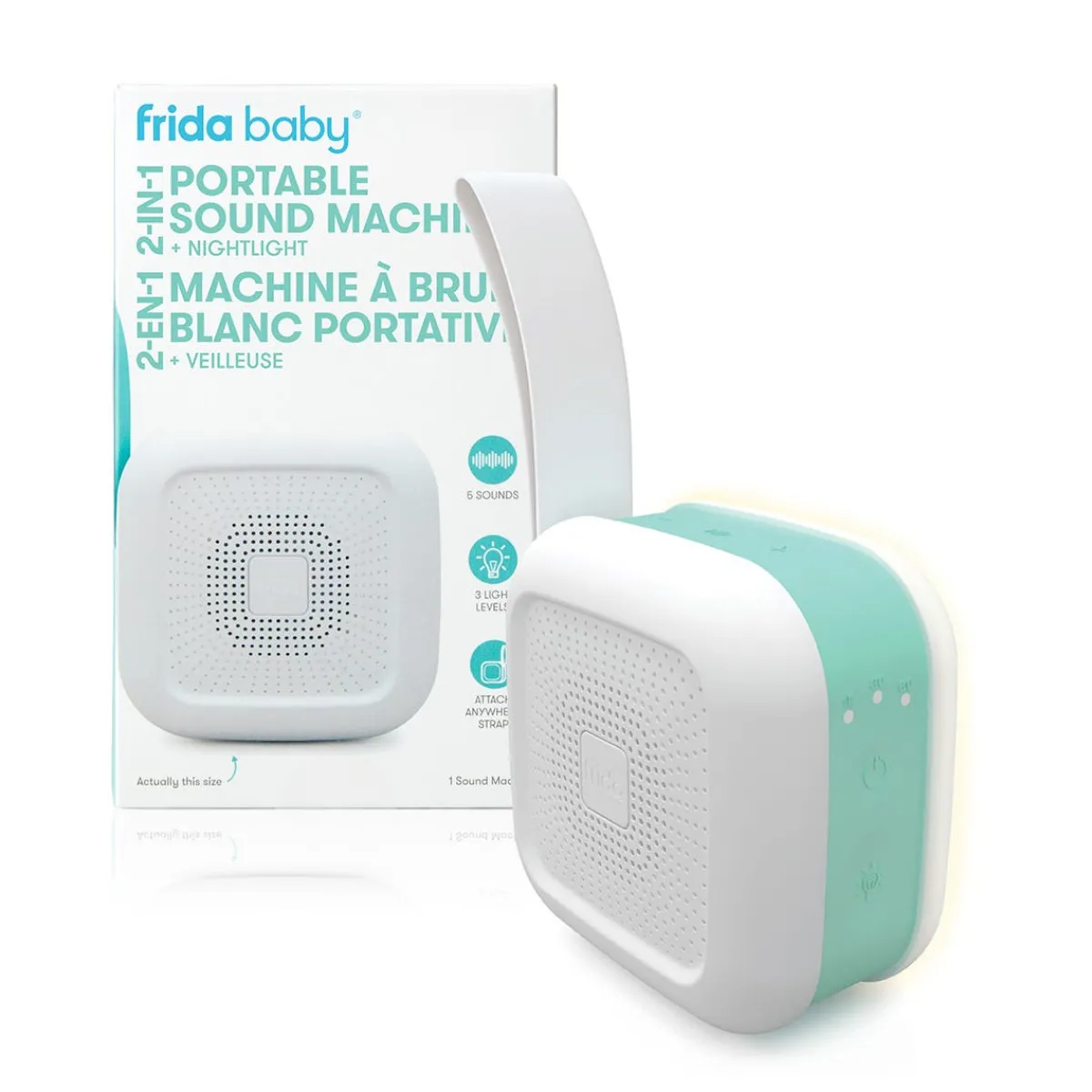 Sound + Light Machines|Travel Gear-Fridababy 2-in-1 Portable Sound Machine & Night Light