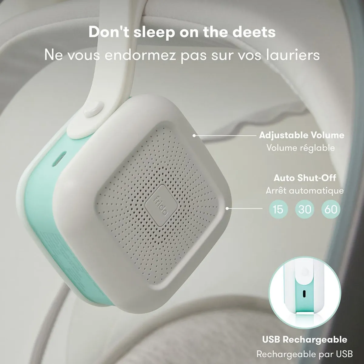 Sound + Light Machines|Travel Gear-Fridababy 2-in-1 Portable Sound Machine & Night Light