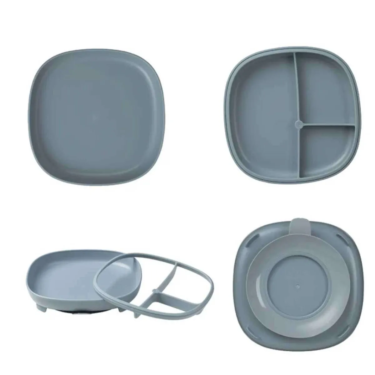Kids Plates + Bowls|Grip + Suction Dishes-B.Box 2-in-1 Suction Plate