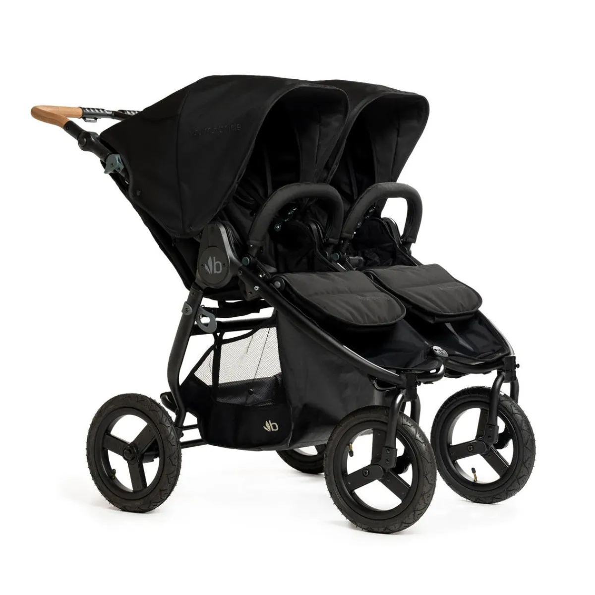 Stroller Accessories-Bumbleride Indie Twin Bumper Bar Set Black
