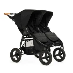 All-Terrain Strollers|Double Strollers-Bumbleride Indie Twin Stroller - Matte Black