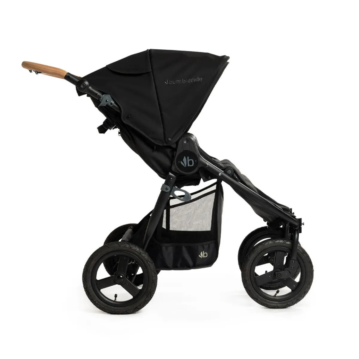 All-Terrain Strollers|Double Strollers-Bumbleride Indie Twin Stroller - Matte Black
