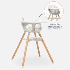 High Chairs & Boosters|Highchairs + Boosters-Lalo Infant Support Coconut
