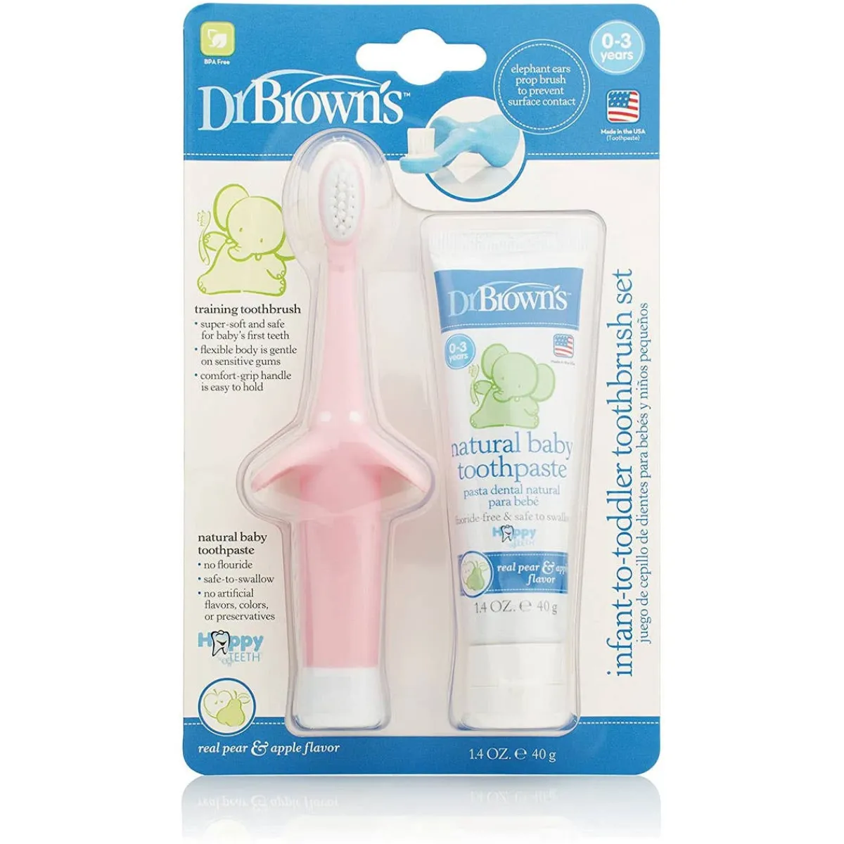 Oral Care-Dr. Brown's Infant Toothbrush Set