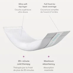 Post-Partum Underwear + Pads-Frida Mom Instant Ice Maxi Pads (4 Pack)