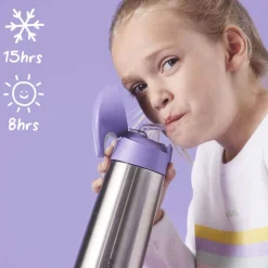 Kids Water Bottles|Sippy Cups + Straw Cups-B.Box Insulated Drink Bottle (500 mL)