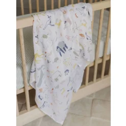 Blankets|Sleep Sacks + Wraps-Pehr Into the Wild Swaddle
