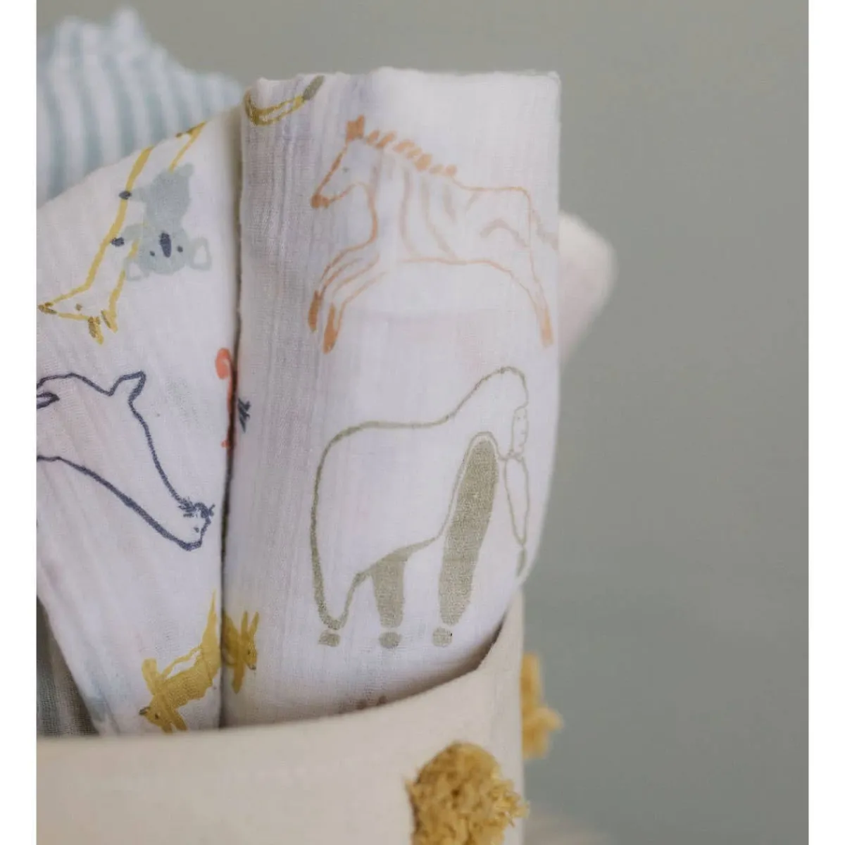 Blankets|Sleep Sacks + Wraps-Pehr Into the Wild Swaddle