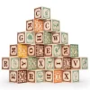 Wooden Toys|Blocks + Shape Sorters-Uncle Goose Italian ABC Blocks