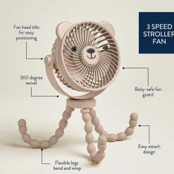 Stroller Accessories-Itzy Ritzy Itzy Breeze Stroller Fan