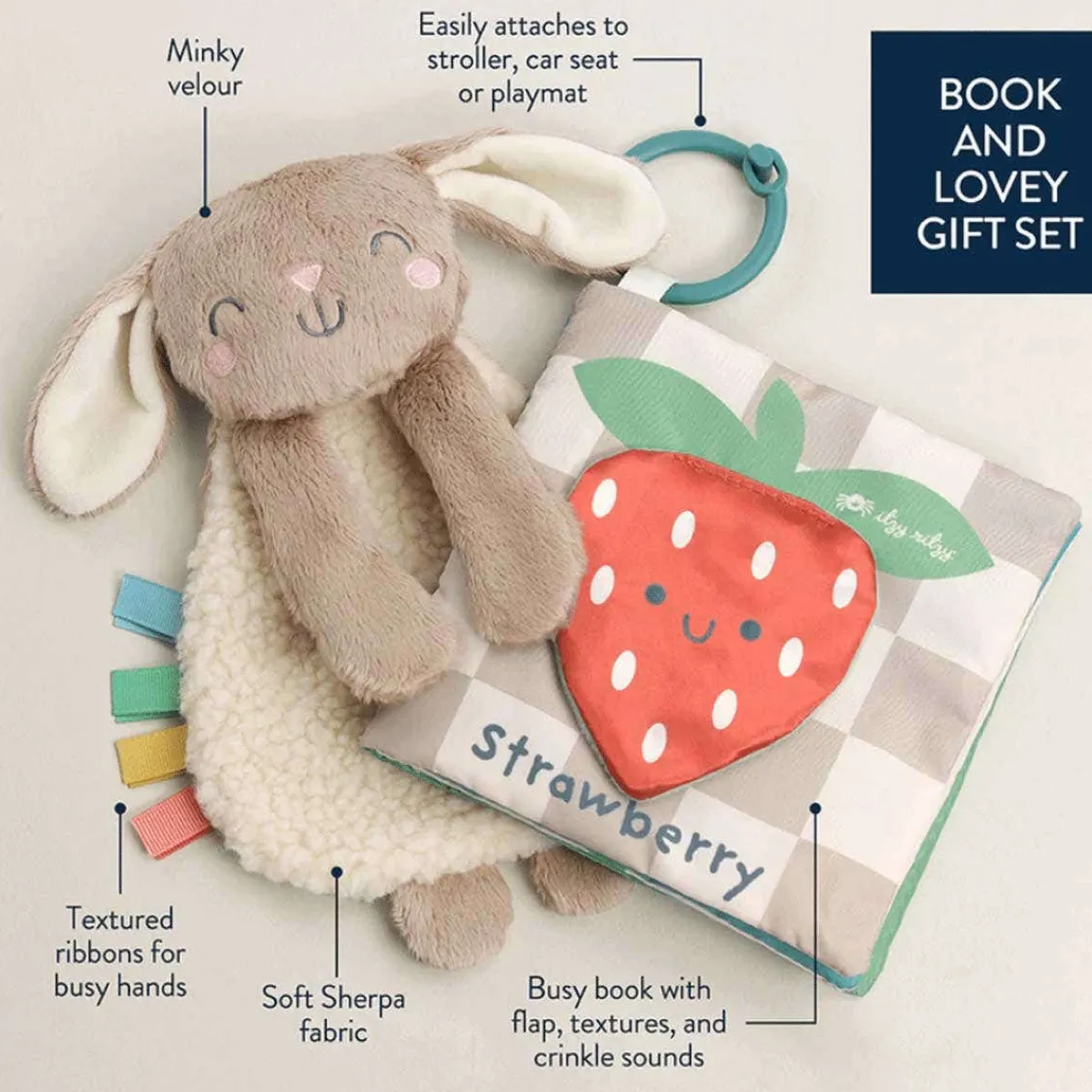 Stroller Toys-Itzy Ritzy Itzy Learn & Snuggle