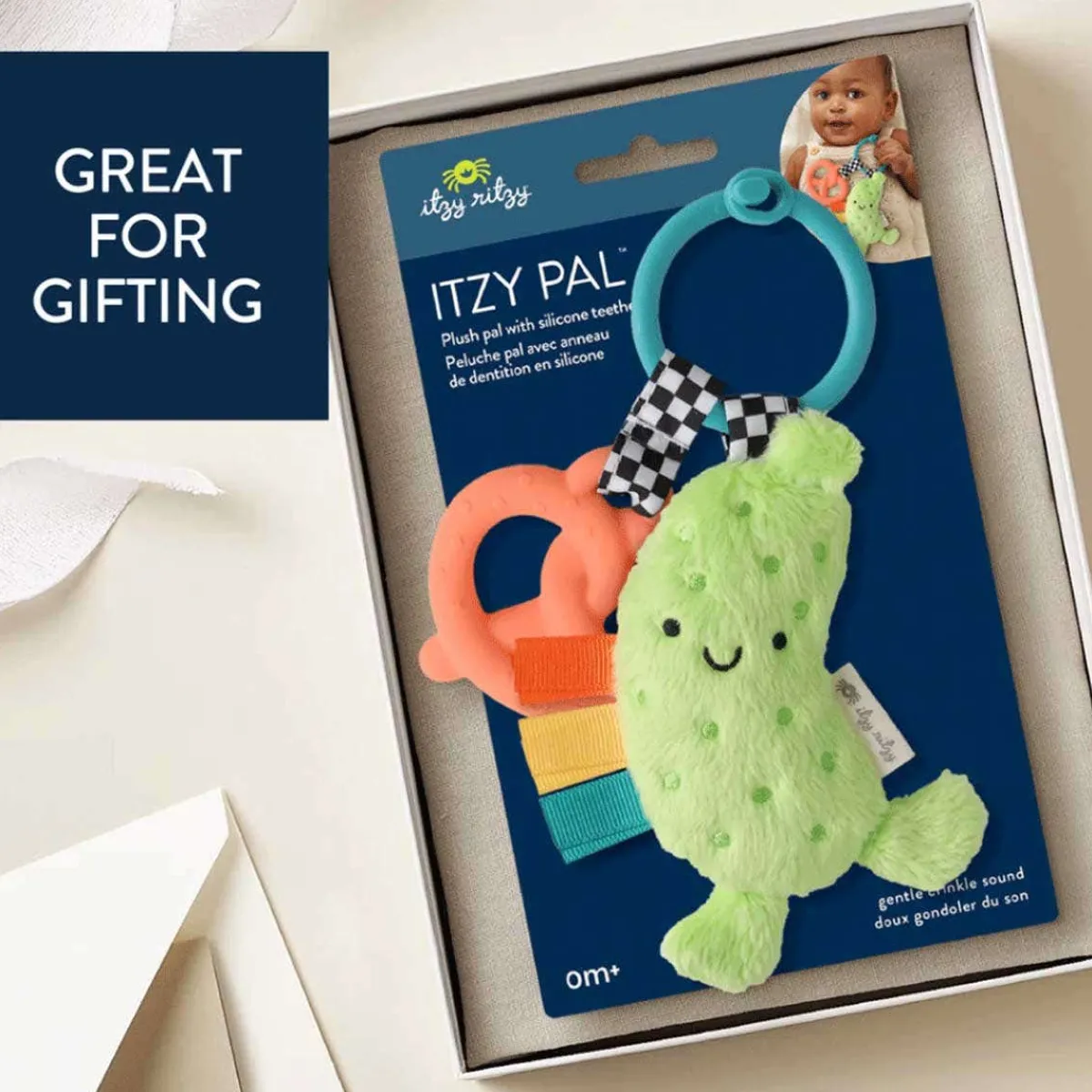 Stroller Toys|Plush Rattles + Teethers-Itzy Ritzy Itzy Pal Plush + Teether