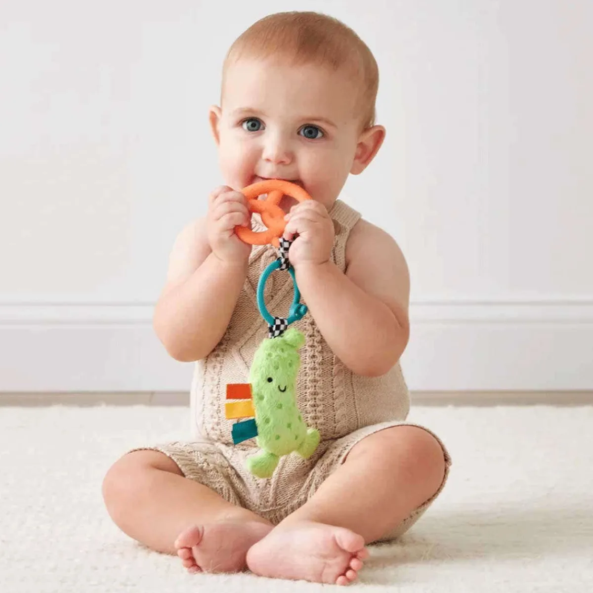 Stroller Toys|Plush Rattles + Teethers-Itzy Ritzy Itzy Pal Plush + Teether