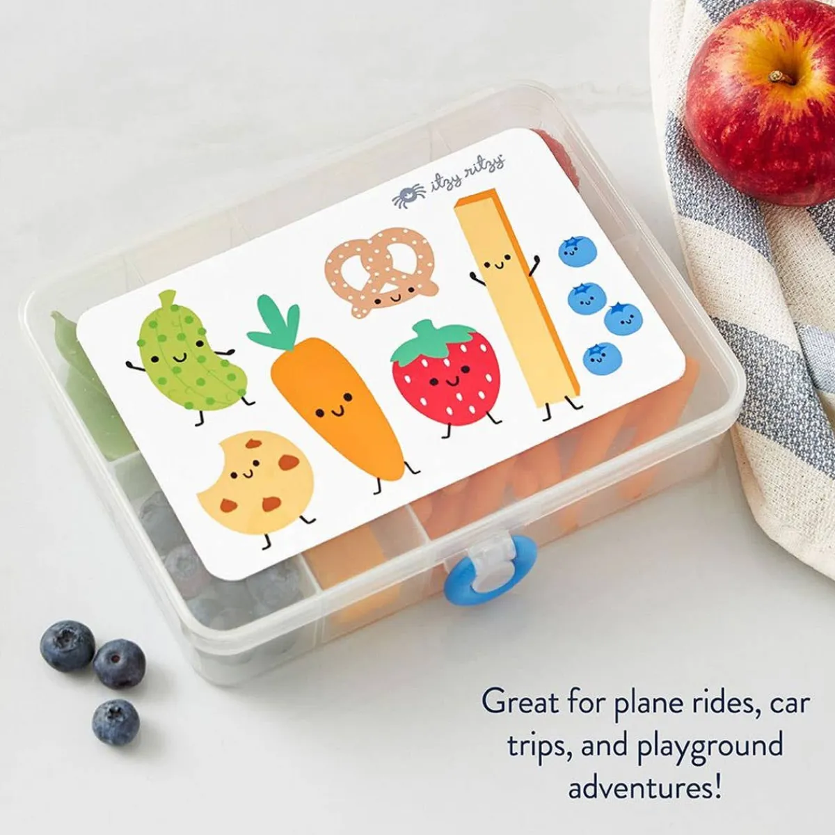 Kids Lunch Bags & Boxes|Kids Bento Boxes-Itzy Ritzy Itzy Snacks Snack Box