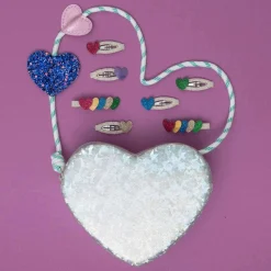 Hair Accessories-Mimi & Lula Jazzy Heart Mini Clic Clacs