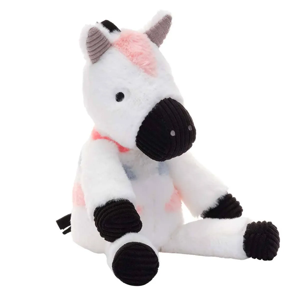 Plush Animals-Lambs & Ivy Jazzy Jungle Plush Zebra